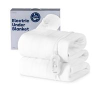LIVIVO Electric Blanket King Size - Heated Underblanket for Bed - 165x137cm | Single Control Electric Underblanket with 3 Heat Level, Easy Fit Straps, Overheat Safety - Heated Mattress Topper Bed Warmer