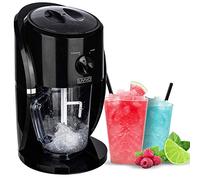LIVIVO Electric Ice Crusher Blender Crushed Slush Cocktail Making Ice Crushing Machine - for Snow Cones Slushies Smoothies and Iced Coffees Frappuccinos - BPA Free Jug with Built- Stirrer & Scoop