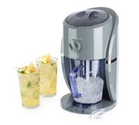 Livivo Electric Ice Crusher, Grey, Dual Texture, Stainless Steel Blade