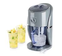 LIVIVO Electric Ice Crusher - Ice Shaver Machine with Removable 1L Hopper Box, Scoop & Dual Modes - Crushes Ice for Slushies, Snow Cones, Cocktails, Iced Coffee, Frappe & More - Grey