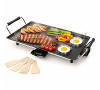 Large Teppanyaki Grill - Electric Hot Plate BBQ Griddle for Flavorful Cooking