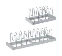 Livivo Extendable Pan Lid Holder For Kitchen, Cabinet & Drawers - Grey