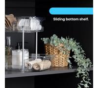 Livivo Fineway Organiser Storage Rack Set Of 2 Pull Out Under Sink Storage