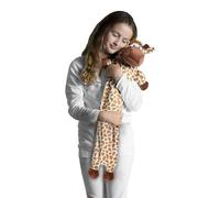 Livivo Fluffy 2L Hot Water Bottle With Faux Fur Cover In Beige Beige One Size