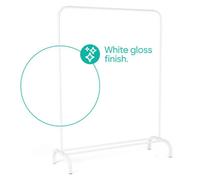 Livivo Freestanding Garment Rack White Bedroom Storage