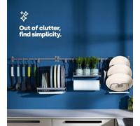 Livivo Grey Foldable Dish Drying Rack