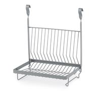 LIVIVO Hanging Dish Drainer Grey Foldable Kitchen Rack
