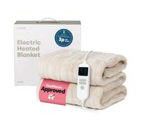 LIVIVO Heated Electric Over Blanket Cool Sand in Beige LIVIVO Beige