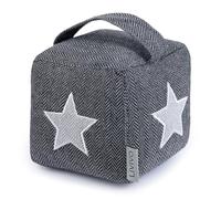 Stylish Heavy Cube Door Stopper LIVIVO Grey One Size