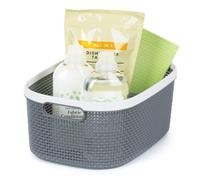 LIVIVO Grey Woven Storage Basket | Size: Medium LIVIVO Grey M