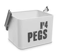 Livivo Laundry Peg Metal Caddy With Handle