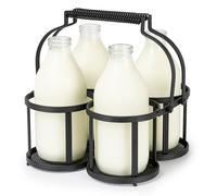 Livivo Dual-Handle Milk Bottle Holder - 4 Btl