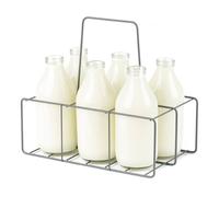 Livivo Wire Milk Bottle Holder - 6 Btl