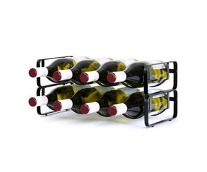 Livivo Modular Wine Rack - Matt Black