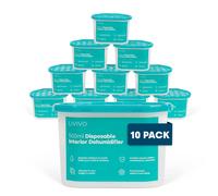 LIVIVO Pack of 500ml Interior Room Dehumidifiers - Helps Stop Damp, Mildew, Mould, Condensation & Moisture Absorber in Clear LIVIVO Clear