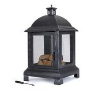 Livivo Palacio Steel Chiminea Heat Resistant Steel Construction
