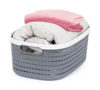 LIVIVO Plastic Cleaning Storage Basket in Grey | Size: Medium