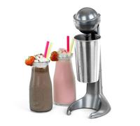 Livivo Retro Milkshake Maker - Titanium Grey, 2-Speed, 500Ml Cup