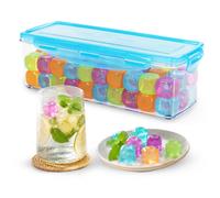 LIVIVO Reusable Ice Cubes 60pcs with Storage Box - No Dilution BPA Free