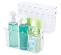 Livivo Set Of 3 Plastic Fridge Organisers - Extra Large