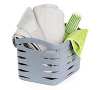 LIVIVO Compact Plastic Storage Baskets in Grey | Size: Large LIVIVO Grey L