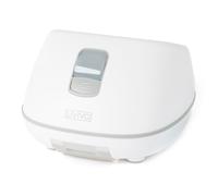 Shiatsu Steam Foot Spa - Complete with Timer, Massager Rollers, and Herbal Aromatherapy Refills LIVIVO White One Size