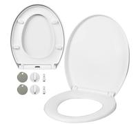 LIVIVO Soft Close Oval Toilet Seat Quick Release