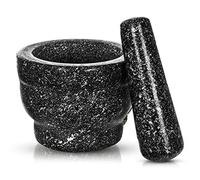 LIVIVO Solid and Durable Natural Granite Pestle and Mortar Spice Herb Crusher Grinder Grinding Paste