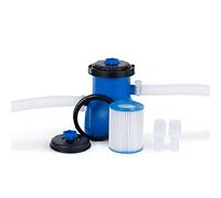 LIVIVO Swimming Pool Filter Pump for 8ft/10ft/12ft Fast Flow Action Set Steel Frame Pool Pump - Ideal for Outdoor Pool or Hot Tub - 300 Gal