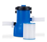 LIVIVO Swimming Pool Filter Pump for 8ft/10ft/12ft Fast Flow Action Set Steel Frame Pool Pump - Ideal for Outdoor Pool or Hot Tub - 530 Gal