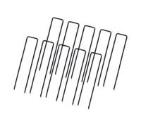Livivo U Shape Ground Pegs 50 Pack Garden Pegs For Artificial Grass Weed Membrane Netting Heavy Duty 150mm