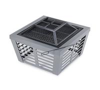 LIVIVO Veneziano 30" Outdoor Fire Pit with BBQ Grill