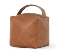 Weighted Cube Door Stopper Tan