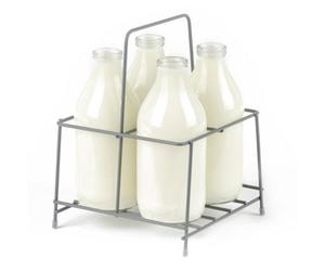 Livivo Wire Milk Bottle Holder - 6 Btl