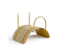 Livlig53 LIVLIG | Hose Holder Wall, Garden Hose Hanger Made of Steel, Hose Holder for Garden Hoses 1/2” up to 30m, Color: Gold