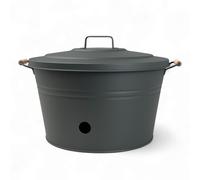 Livlig Metal Hose Pot - Authentic Anthracite