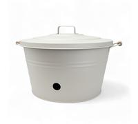 Livlig Metal Hose Pot - Gentle Greige