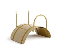 Livlig53 LIVLIG | Hose Holder Wall, Garden Hose Hanger Made of Steel, Hose Holder for Garden Hoses 1/2” up to 30m, Color: Gold