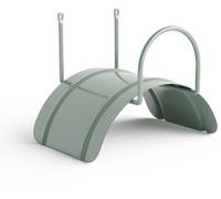 Livlig53 LIVLIG Hose Holder Wall, Garden Hose Hanger Made of Steel, Hose Holder for Garden Hoses 1/2” up to 30m, Color: Green