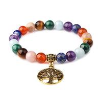 LIVLOKO Crystal Bracelet Chakra Bracelets for Women Chakra Bracelet Anxiety Relief Spiritual Gifts for Women jewellery for women Ankle Bracelet Crystal Positive Gift