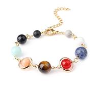 LIVLOKO Crystal Bracelet Chakra Bracelets for Women Chakra Bracelet Anxiety Relief Spiritual Gifts for Women jewellery for women Ankle Bracelet Crystal Positive Gift