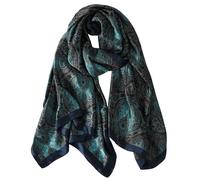 LIVLOKO LONDON Gift Box Womens Silky Satin Scarf, Ladies Large Lightweight Smooth Shawl & Wrap for Women UK, Chiffon Head Hair Hijab, Neck Twilly, Wedding Scarves Collection for Young or Older Women