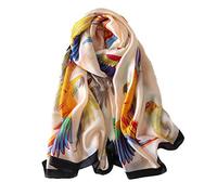 LIVLOKO LONDON Gift Box Womens Silky Satin Scarf, Ladies Large Lightweight Smooth Shawl & Wrap for Women UK, Chiffon Head Hair Hijab, Neck Twilly, Wedding Scarves Collection for Young or Older Women