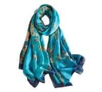 LIVLOKO LONDON Gift Box Womens Silky Satin Scarf, Ladies Large Lightweight Smooth Shawl & Wrap for Women UK, Chiffon Head Hair Hijab, Neck Twilly, Wedding Scarves Collection for Young or Older Women