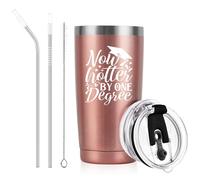 Livole Graduation Gifts for Her, Girls, Friends, Men, High School, Master, Bachelor Graduate Presents, Now Hotter by One Degree, Congratulations Gifts for Her, 20oz 600ml Travel Mugs, Insulated Cup