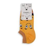 Livoni Faces-Low Socks, 39-42, Multi-Coloured, M