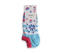 Livoni Sailor Low Socks 35-38, Multi-Coloured, S