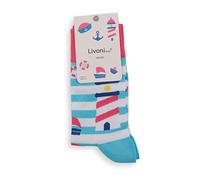 Livoni Sailor Regular Socks 6-8, Multi-Coloured, M