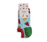 Livoni Summer Fruits Low Socks 6-8, Multi-Coloured, M