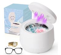 Livoni Ultrasonic Retainer Cleaner, UV Ultrasonic Cleaner Machine for Dentures, Dental Pod, Aligner, Whitening Trays, Mouthguards, for All Dental Appliances